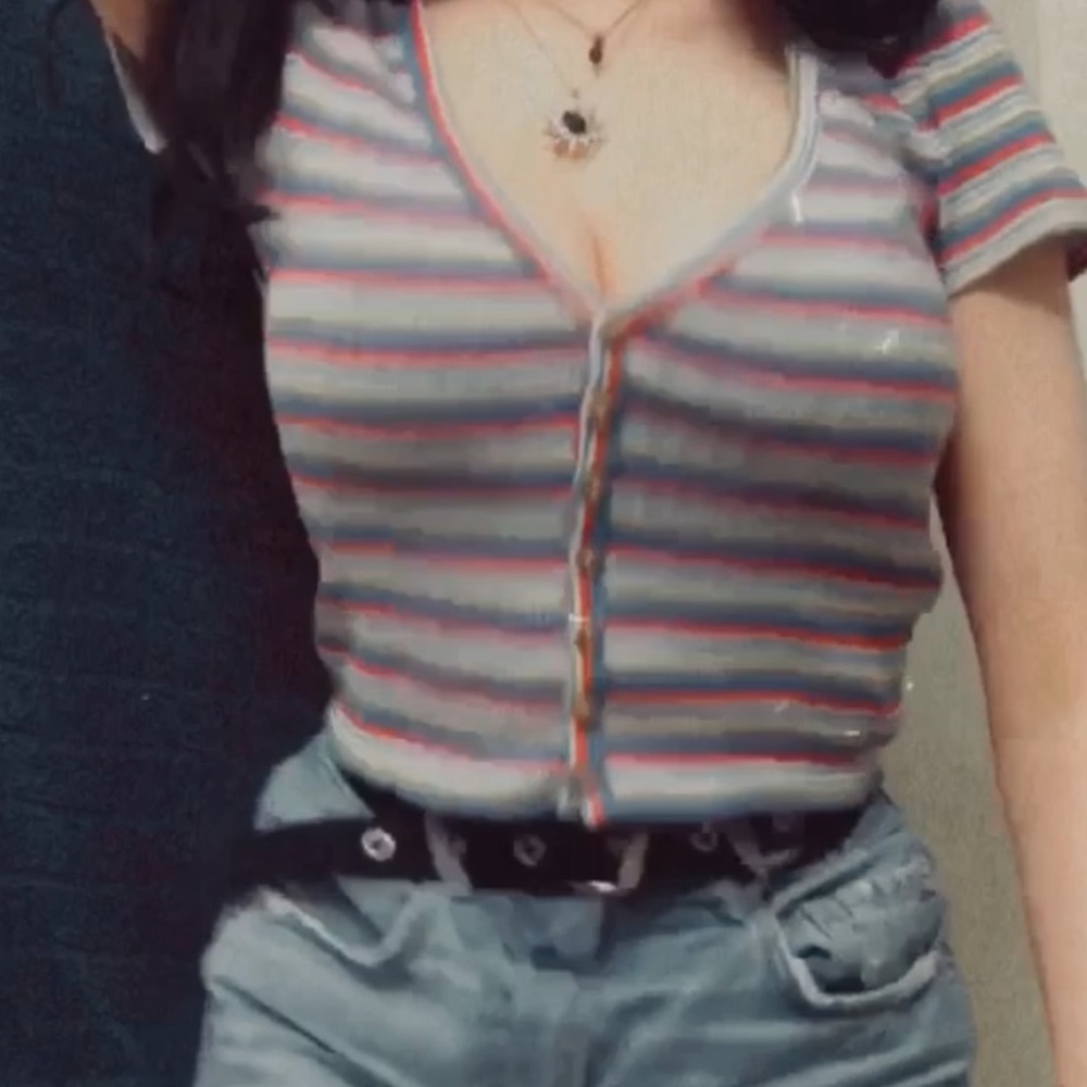 light cropped top